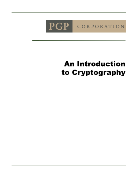 Introduction to Cryptography